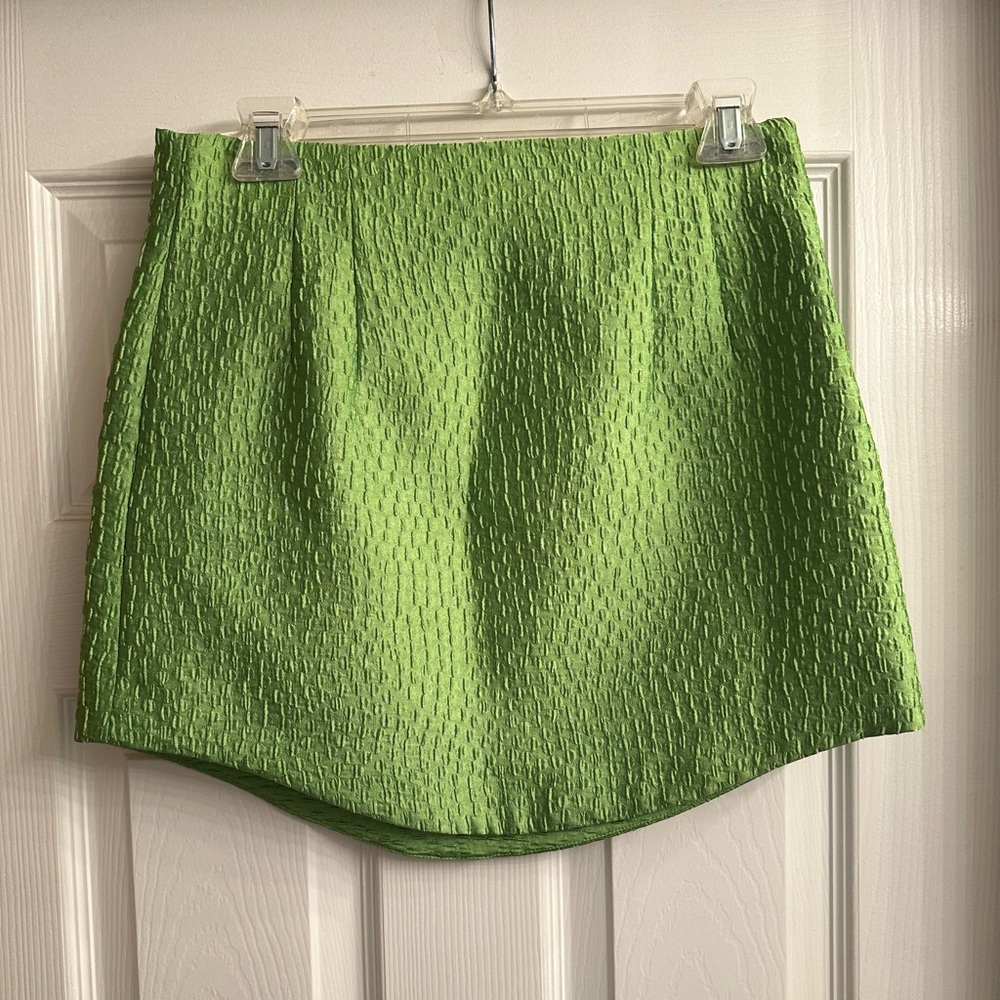 Zara Green Mini Skirt